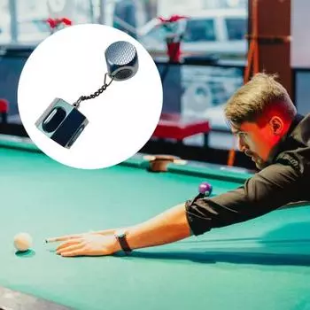 Держатель мела для бильярдного кия Yousheng, алюминиевый, 2 в 1, наконечник для бильярдного кия, инструмент для прокалывания, чехол для мела для снукера, аксессуары