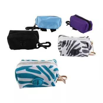 Держатель мешка для какашек для домашних животных, крепление для поводка, регулируемый мини-путевой мешок для мусора, мешки для мусора для собак, диспенсер, инструменты для чистки домашних животных красный