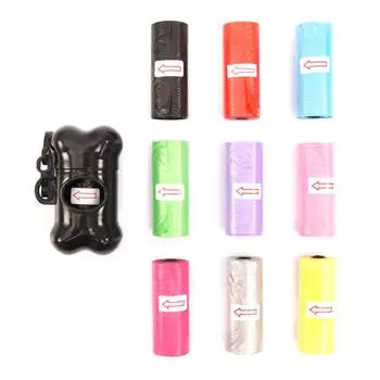 Держатель мешка для какашек для собак, крепление для поводка, регулируемый дорожный мешок для мусора, мешки для мусора для собак, диспенсер, инструменты для чистки домашних животных синий