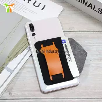 Держатель мобильного телефона Leica Lazy: Персонализируемый держатель для карт с наклейкой на заднюю панель.