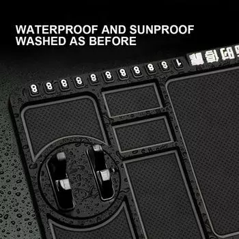 Держатель мобильного телефона на приборную панель автомобиля, многофункциональная подушка для телефона, липкий противоскользящий коврик, противоскользящая накладка, аксессуары для салона автомобиля синий