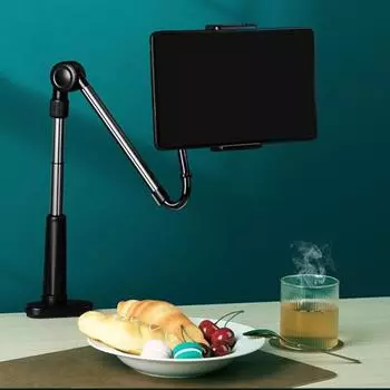 Держатель мобильного телефона поддерживает стабильную работу и поворачивается на 180 градусов, легко регулируется вниз, поворачивается на 360 градусов