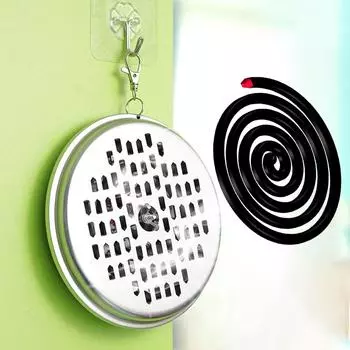 Держатель Mozzie Coiled Holder Ящик для хранения благовоний Mozzie Держатель Mozzie огнестойкий?Курильницы для благовоний с ?Ручка для походов золотой