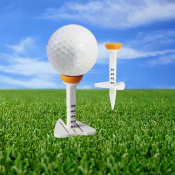 Держатель мяча для гольфа, матовые ти, регулируемый по высоте маркер для драйвинг-рейнджа, гольфист красный
