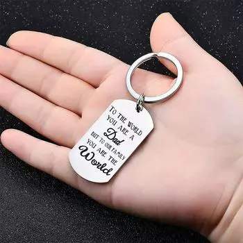Держатель на День матери из нержавеющей стали, подвески с лазерной надписью, подарочные аксессуары