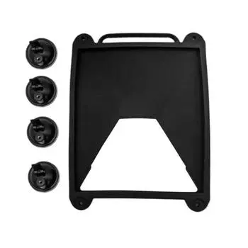 Держатель на присоске, защитный чехол, стабильная поддержка, простая установка, портативный держатель для хранения на крыше яхты, автофургона, для Starlink Mini чёрный