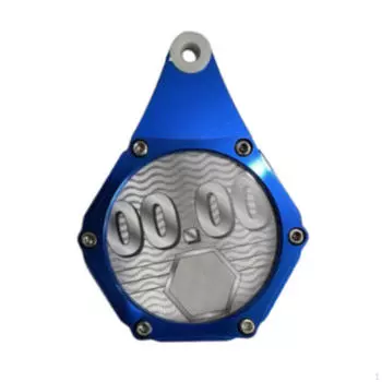 Держатель налогового диска для мотоцикла для номерного знака и разрешения с водонепроницаемым уплотнением для мопедов синий