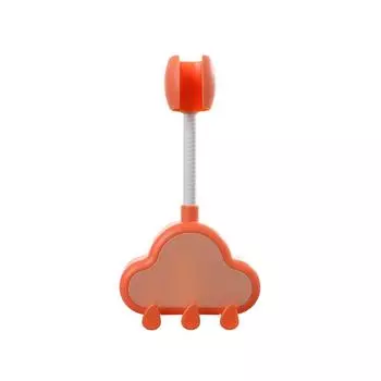 Держатель настенный регулируемый кронштейн для хранения в ванной комнате водонепроницаемый держатель для насадки фиксированная подставка светло-зеленый