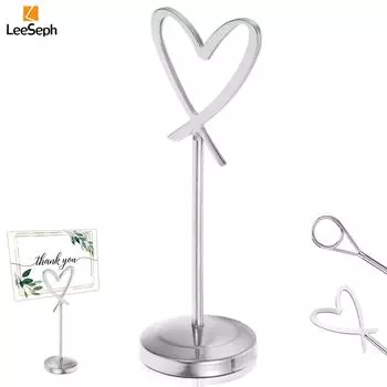 Держатель номера стола, 4/6/8 дюймов, подставка с зажимами для фотографий из нержавеющей стали, для табличек с едой, записок, держателей карточек с указанием мест для свадебной вечеринки 4 inch