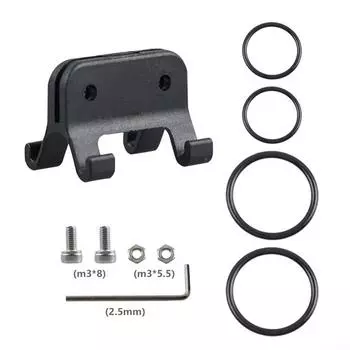 Держатель номерного знака Кронштейн для карты Шоссейный велосипед Подседельный штырь Велосипедные двойные винты A