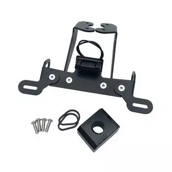 Держатель номерного знака, рамка-кронштейн для YAMAHA MT-09 MT09 FZ-09 FZ09 MT FZ 09 2017 2018 2019 2020, аксессуары для мотоциклов, светодиодный Black чёрный