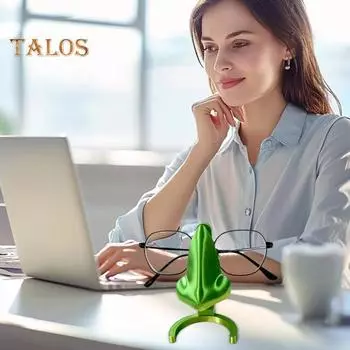 Держатель очков для стола, подставка для солнцезащитных очков в форме носа, органайзер, 3D-печатный настольный держатель для очков для домашнего туалетного столика золотистый/красный