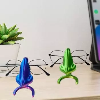 Держатель очков Yousheng для стола, подставка для солнцезащитных очков в форме носа, органайзер, 3D-печатный настольный держатель для очков для домашнего туалетного столика