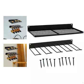 Держатель-органайзер для электроинструмента, настенная стойка для хранения электродрелей, многоцелевой