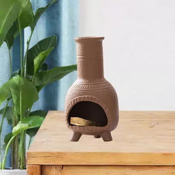 Держатель Palo Santo Керамическая курильница для благовоний Художественные ремесла Коллекции Чаша для шалфея Мини-дымоход для коричневый