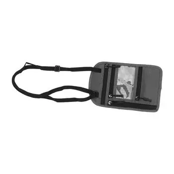 Держатель паспорта шейный кошелек нейлоновый противоугонный водонепроницаемый многослойный дизайн дорожный шейный кошелек для мужчин