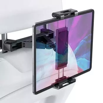 Держатель планшета для автомобиля, автомобильный держатель планшета, регулируемое автомобильное крепление для планшета, дорожный кронштейн для подголовника для просмотра мультфильмов и детей CHINA