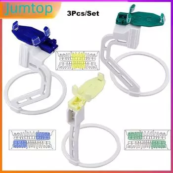 Держатель позиционера датчика рентгеновского излучения для стоматологической лаборатории, цифровой локатор рентгеновской пленки, портативный пластиковый инструмент позиционирования для стоматолога, 3 шт./комплект