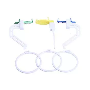 Держатель позиционера датчика рентгеновского излучения для стоматологической лаборатории, цифровой локатор рентгеновской пленки, портативный пластиковый инструмент позиционирования для стоматолога, 3 шт./комплект