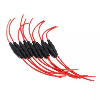 Держатель предохранителя 2,4 мм, провод 22AWG, быстродействующий винт 6x30 мм 5x20