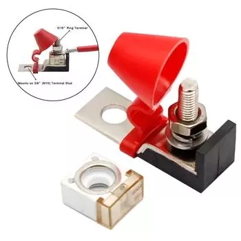 Держатель предохранителя AMP MRBF, 1 шт., 300 А, 60 В, 75 дюймов, M8