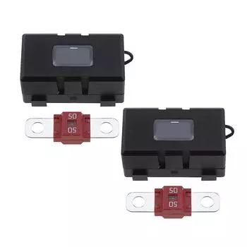 Держатель предохранителя для автомобиля - изоляция и термостойкость для надежной работы. Набор из 4 держателей предохранителей. Предохранитель с полоской.