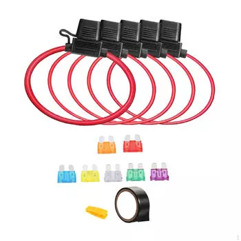 Держатель предохранителя / защита ATC совместимые автомобильные аксессуары 12AWG и 16AWG для фургона