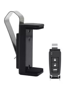 Держатель пульта дистанционного управления для гаража, регулируемый зажим для пульта дистанционного управления гаражными воротами, универсальный открыватель, универсальный зажим для автоматического крепления чёрный