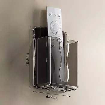 Держатель пульта дистанционного управления для кондиционера, универсальный белый настенный ящик для хранения, держатель пульта дистанционного управления, держатель для зарядки телефона