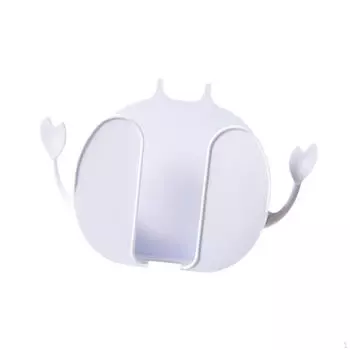 Держатель пульта дистанционного управления, коробка для хранения медиа-устройств, органайзер для телевизора, мобильный телефон в форме краба белый