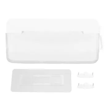 Держатель пульта дистанционного управления настенное крепление прозрачный съемный настенный держатель телефона для стеклянной плитки