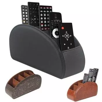 Держатель пульта дистанционного управления Ящик для хранения с 5 отделениями Большой емкости пульт дистанционного управления белый