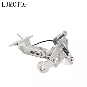 Держатель рамки номерного знака мотоцикла с ЧПУ, кронштейн со светодиодным сигналом для Daytona 600/650/675/955i SPEED FOUR красный