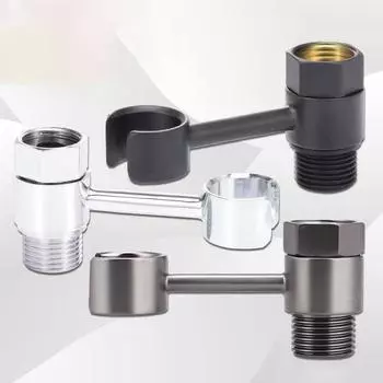 Держатель распылителя для биде, вращающийся на 360°, 80*44*20 мм, кронштейн для биде серебряный