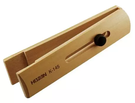 Держатель резиновых точильных камней HOZAN Специальный держатель, который облегчает удержание резиновых точильных камней Подходит для K-140/141/142 K-145 коричневый