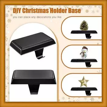 Держатель рождественских чулок, крючок для хранения, нержавеющая, устойчивая к коррозии, с нескользящим дном, стойка для носков золотистый