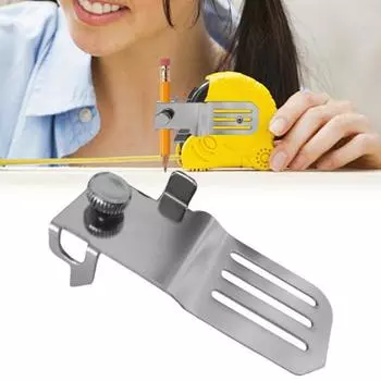 Держатель рулетки Yousheng Точная маркировка Простота установки Компактный размер Легкий портативный держатель зажима для рулетки Инструмент для деревообработки серебряный