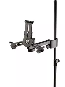 Держатель с зажимом черный K&M Tablet/PC [19796] Цвет чёрный