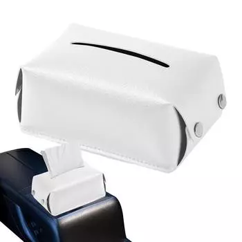 Держатель салфеток для автомобиля, искусственная кожа, подлокотник для автомобиля, держатель салфеток, коробка для салфеток, автомобильный чехол для салфеток, диспенсер для салфеток для автомобиля чёрный