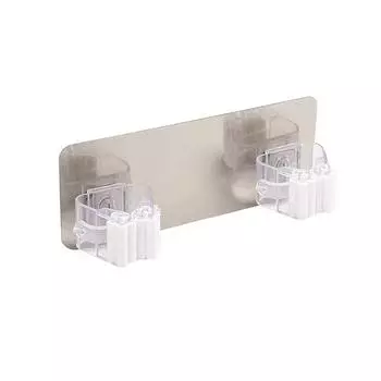 Держатель самоклеящиеся держатели для швабры, настенная вешалка, органайзер для инструментов, стойка для кухни, сада и ванной комнаты One Size