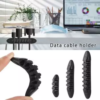 Держатель Самоклеящиеся зажимы для управления Кабельный органайзер Защитная пленка для проводов Органайзеры для проводов Устройство для намотки кабеля