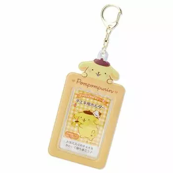 Держатель Sanrio Pompompurin Cheki (Наслаждайтесь идолом)