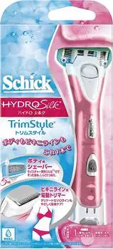 Держатель Schick Hydro Silk Trim Style с 1 запасным лезвием