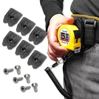 Держатель Sef Male Convex Holder Tajima Sef Male Для настройки поясных инструментов Для использования Совместимо с держателем Tajima Sef Holder Набор из 6 штук с 6 винтами M3 на месте