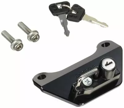 Держатель шлема AGRAS, черный держатель, черный замок для шлема, обработанный алюминий CBR1000RR-R (20) 603-182-000BB