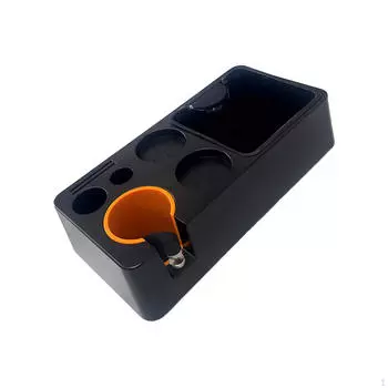 Держатель тампера для кофейного фильтра, регулируемый инструмент для бариста, противоскользящий органайзер для эспрессо matte black