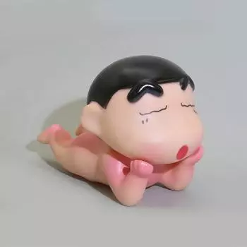 Держатель телефона Crayon Shin-Chan, аниме-украшения для рабочего стола, мини-подставка для iPhone, Samsung, Xiaomi, Huawei, планшета, телефона, игрушки, подарок