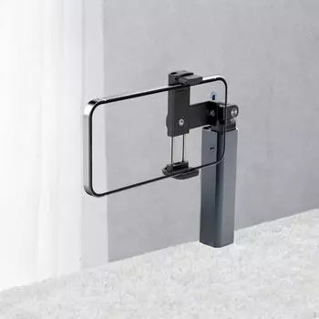 Держатель телефона для путешествий в самолете, аксессуары, универсальная подставка с зажимом для рук серебряный