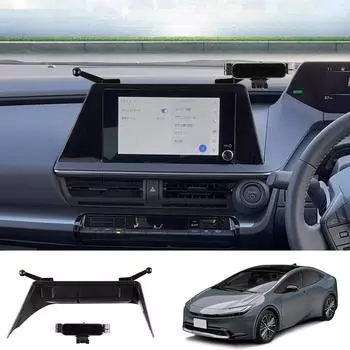 Держатель телефона из АБС-пластика подходит для использования с 8-дюймовыми и 12,3-дюймовыми экранами 2024 года 60-й серии для Toyot E9H3 Low profile-one size