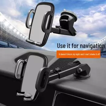 Держатель телефона на приборную панель и вентиляционную решетку автомобиля Stretch Gravity eagle beak clip for air outlet чёрный